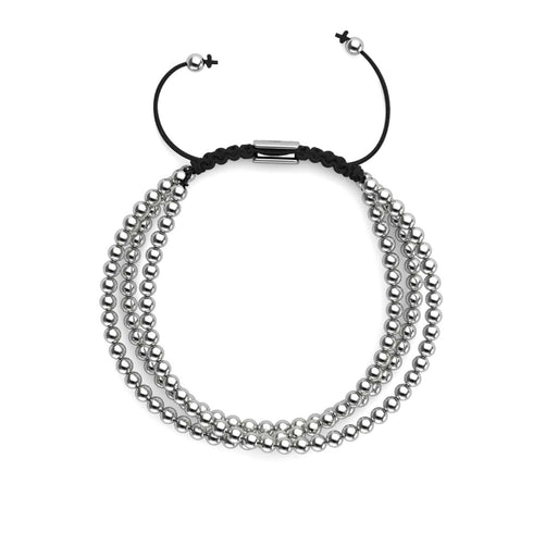 Trinity | Silver | Triple Strand Bracelet